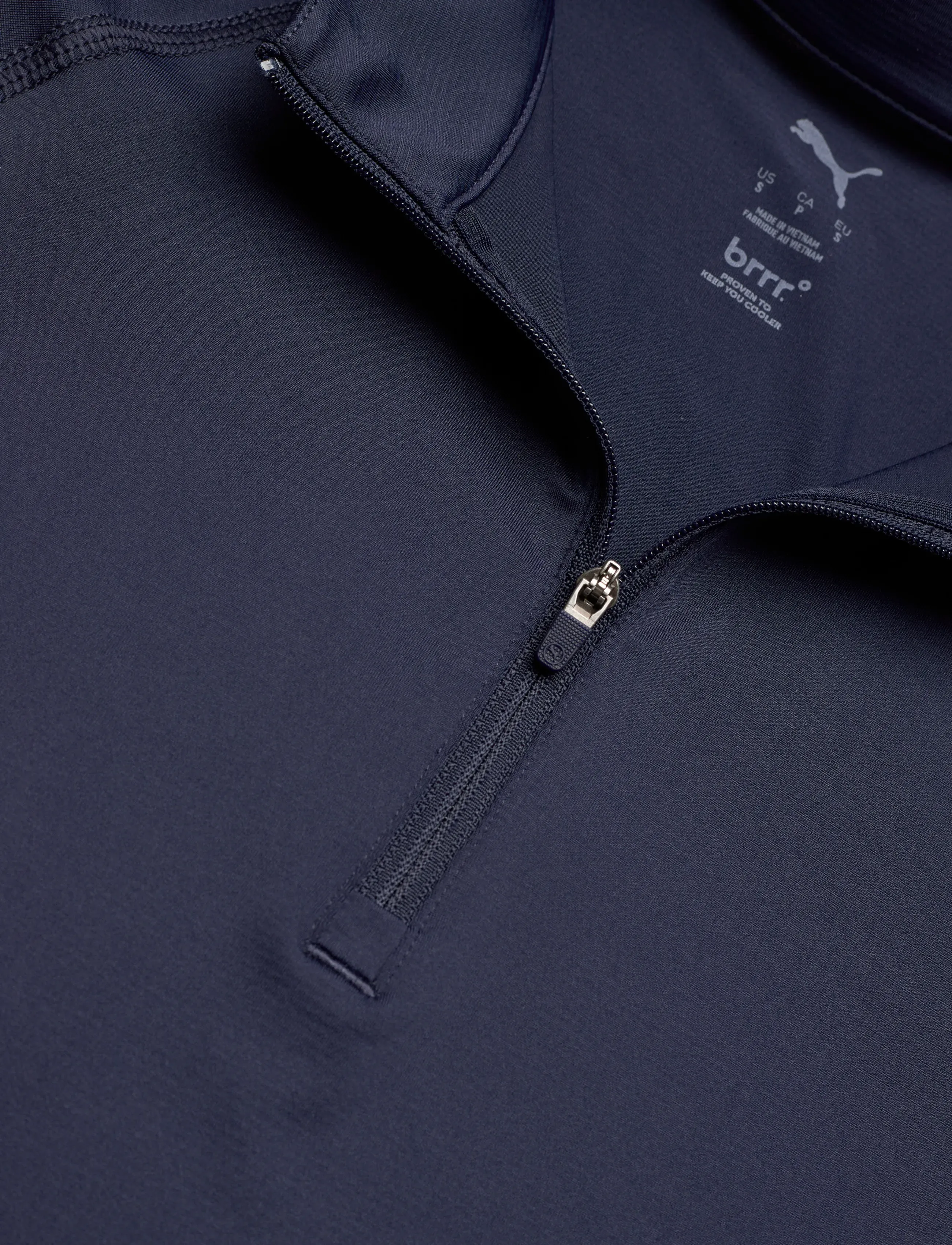 PUMA Golf - W YOU-V Solid 1/4 Zip - vahekihina kantavad jakid - deep navy - 2