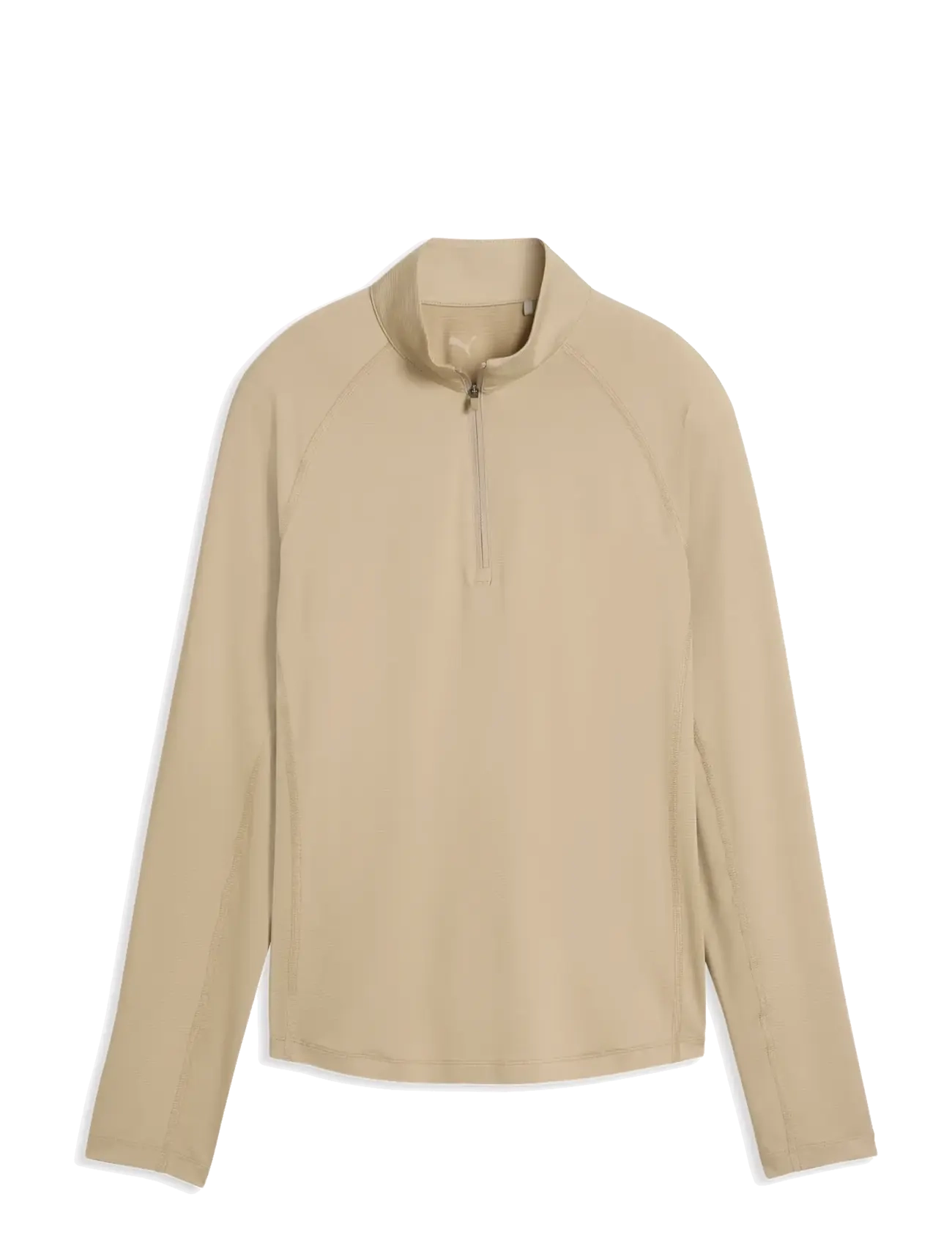 PUMA Golf W YOU-V Solid 1/4 Zip - PUMA - ICE COFFEE / beige