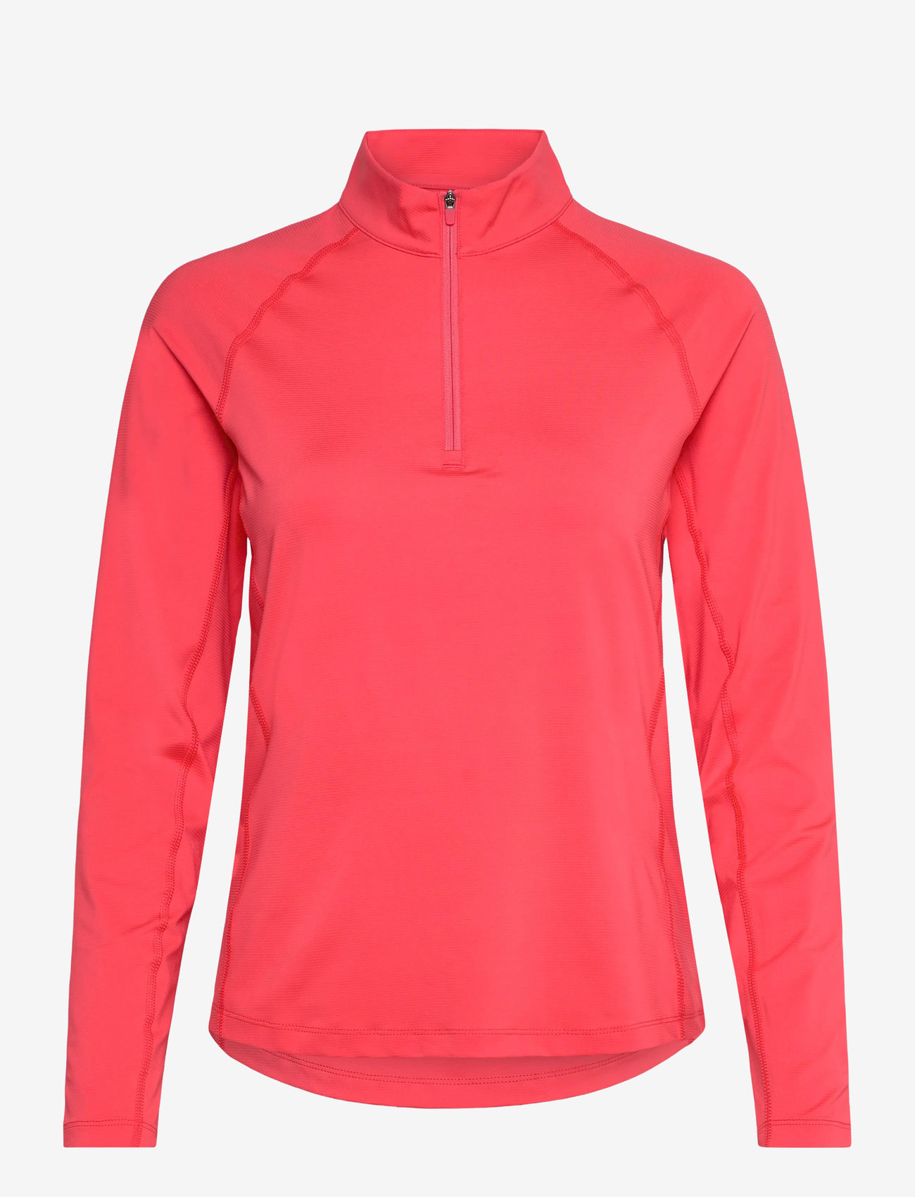 PUMA Golf - W YOU-V Solid 1/4 Zip - fleece & mellanlager - peach frost - 0