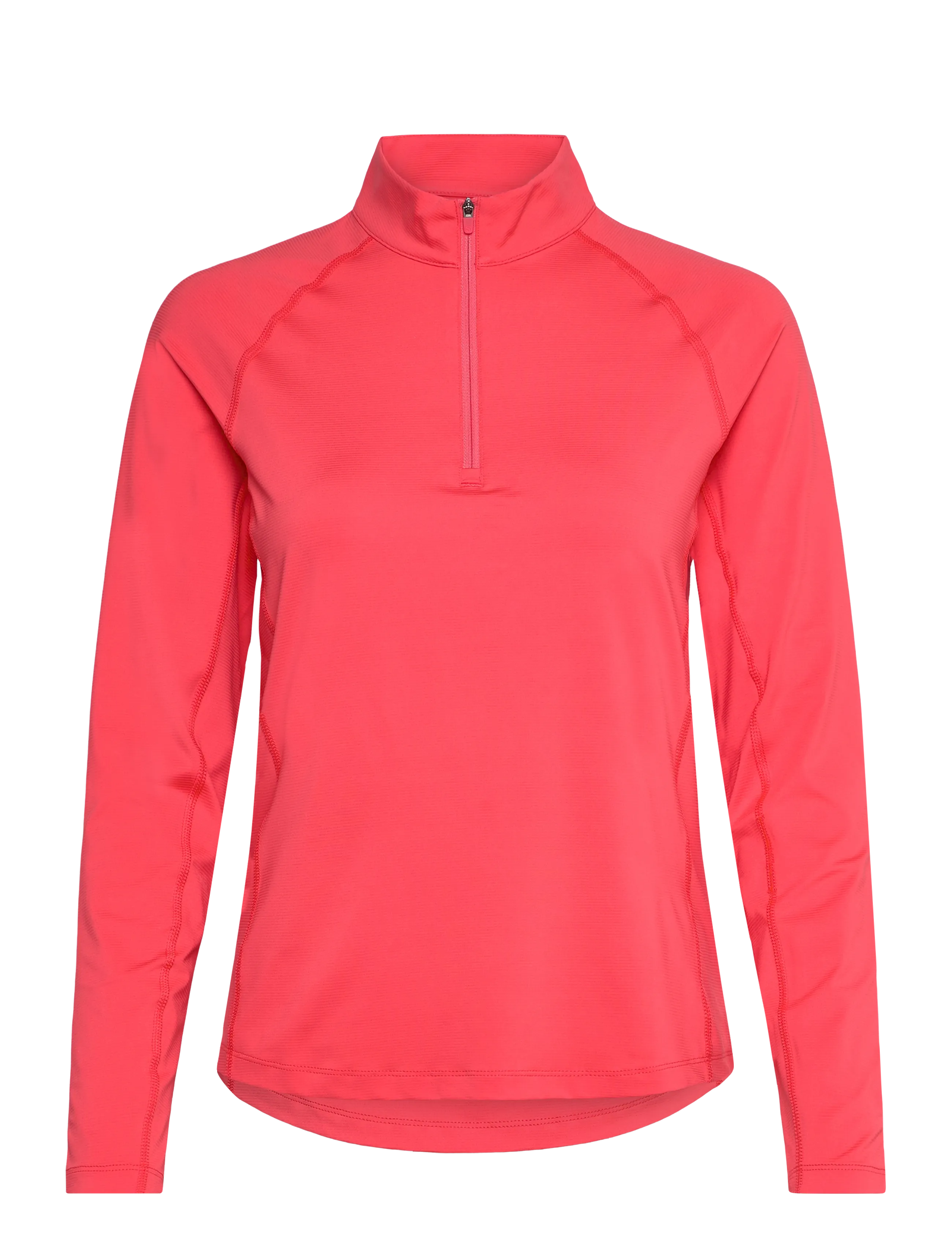 PUMA Golf W YOU-V Solid 1/4 Zip - PUMA - PEACH FROST / coral