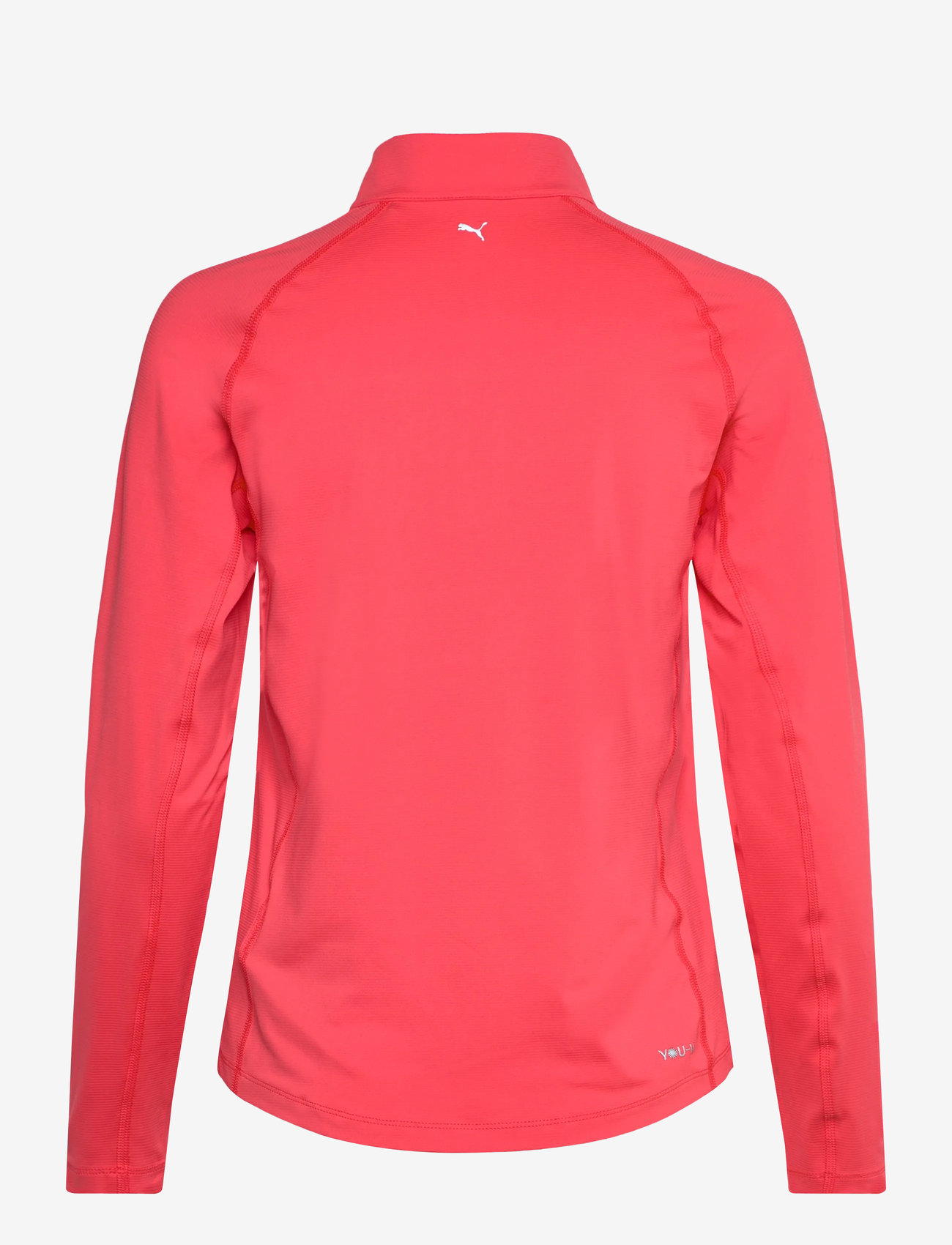 PUMA Golf - W YOU-V Solid 1/4 Zip - fleece & mellanlager - peach frost - 1