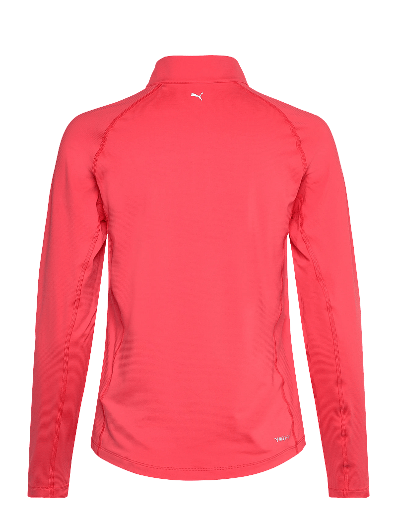 PUMA Golf - W YOU-V Solid 1/4 Zip - fleece & mellanlager - peach frost - 1