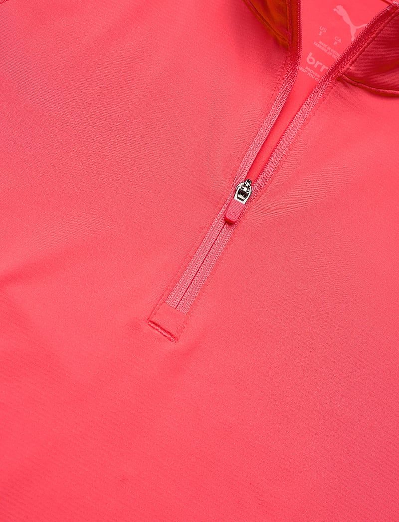PUMA Golf - W YOU-V Solid 1/4 Zip - fleece & mellanlager - peach frost - 2
