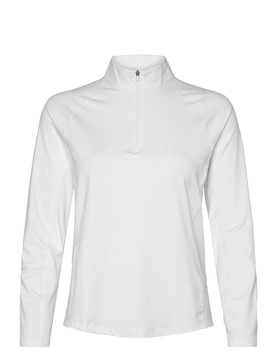 PUMA Golf - W YOU-V Solid 1/4 Zip - alussärgid - white glow - 0
