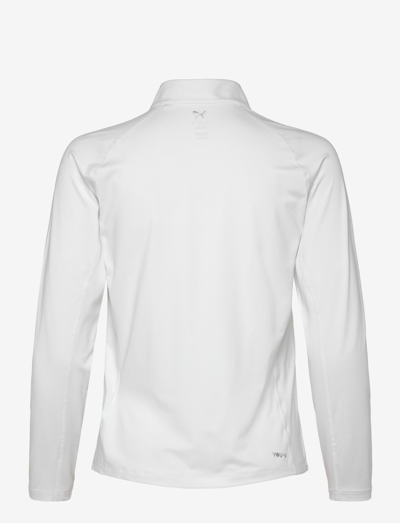 PUMA Golf - W YOU-V Solid 1/4 Zip - mellanlager - white glow - 1