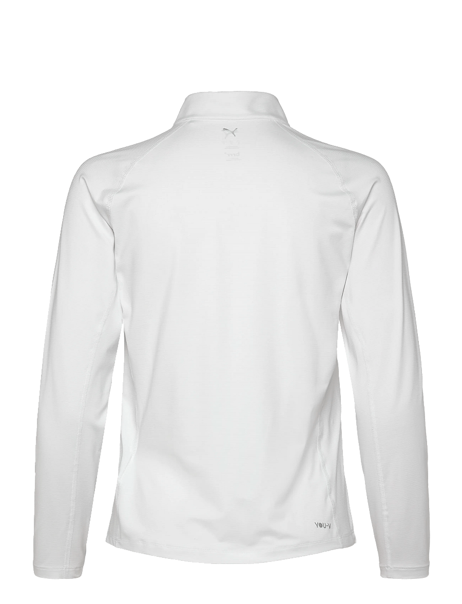 PUMA Golf - W YOU-V Solid 1/4 Zip - alussärgid - white glow - 1