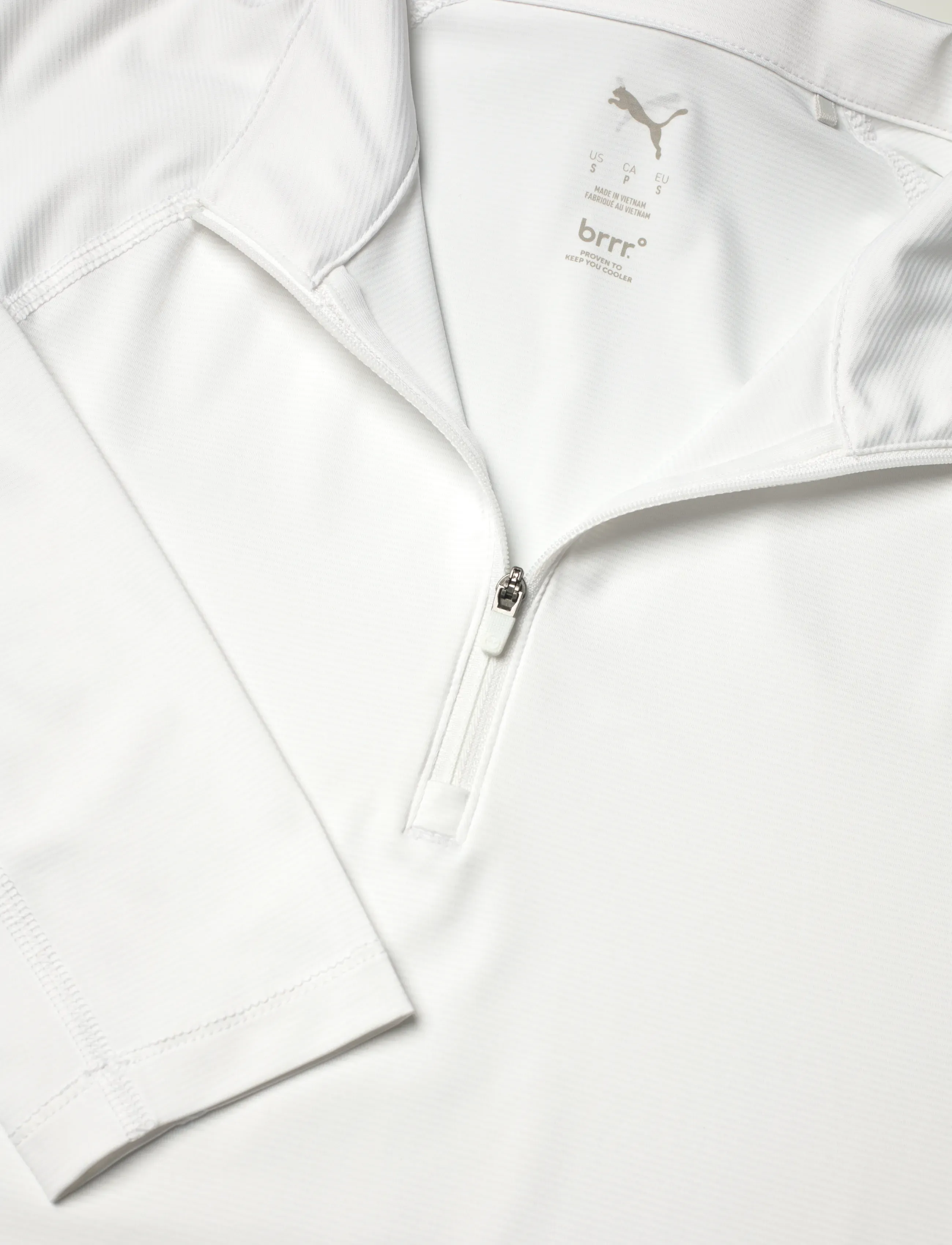 PUMA Golf - W YOU-V Solid 1/4 Zip - fleecejacken - white glow - 2