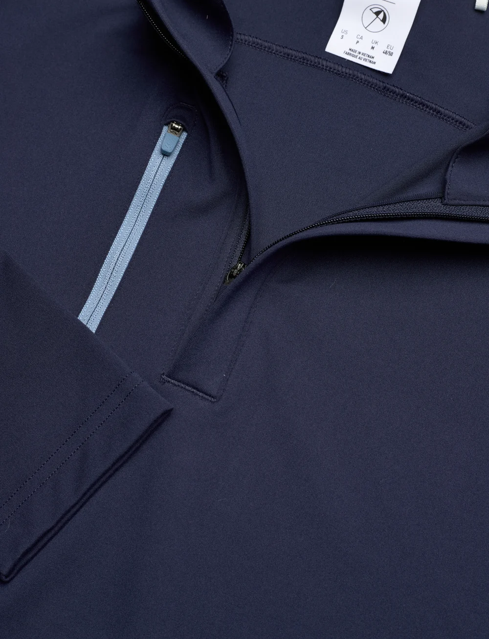 PUMA Golf - PUMA X AP Cloudspun Tech 1/4 Zip - overdeler - deep navy - 2