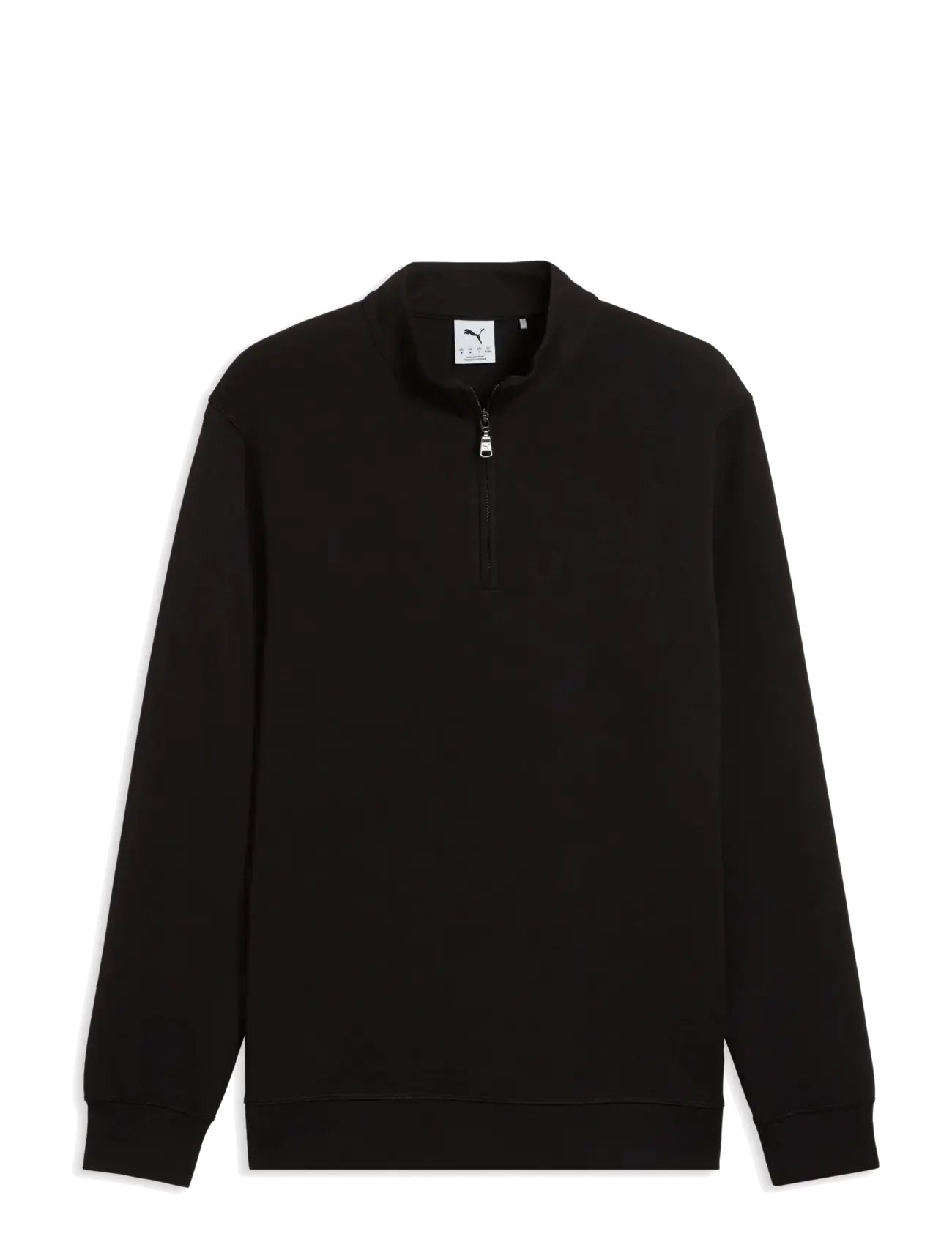 PUMA Golf Cloudspun Fleece 1/4 Zip, S, Black, Sport Fleeces & Midlayers > Sport Fleeces, Herre