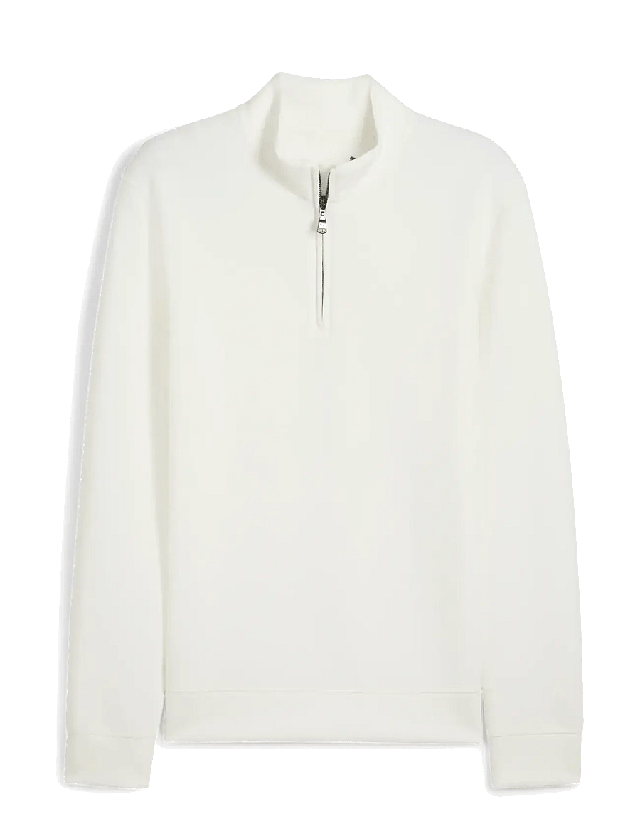 PUMA Golf - Cloudspun Fleece 1/4 Zip - fleece & mellanlager - warm white - 0