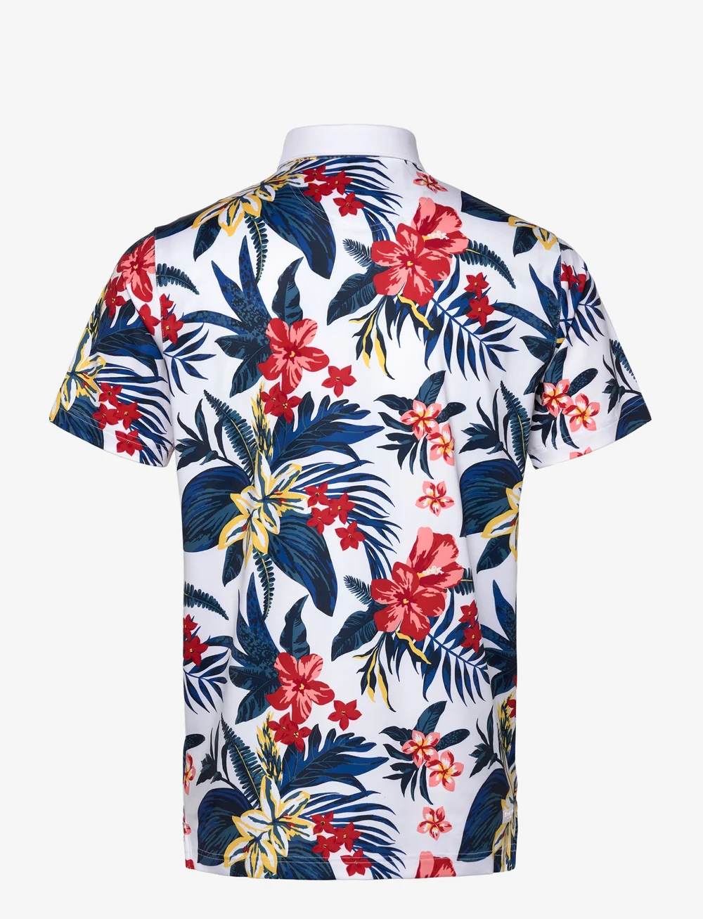 PUMA Golf - PUMA X PTC Floral Polo - toppe & t-shirts - white glow - 1
