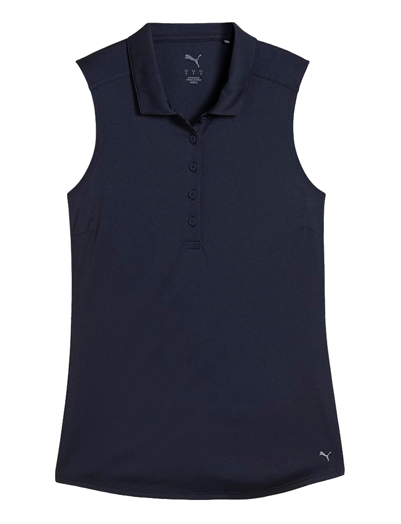 PUMA Golf - W Pure 2.0 SL Polo - oberteile & t-shirts - deep navy - 0