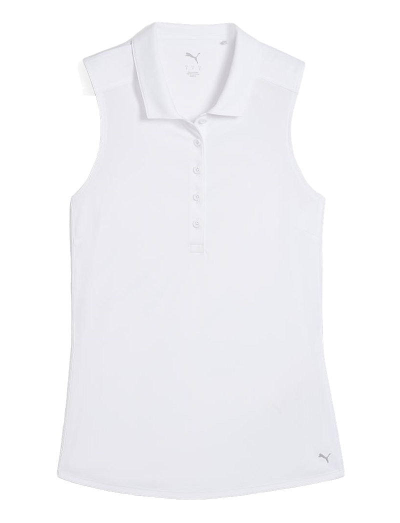 PUMA Golf - W Pure 2.0 SL Polo - alussärgid ja t-särgid - white glow - 0