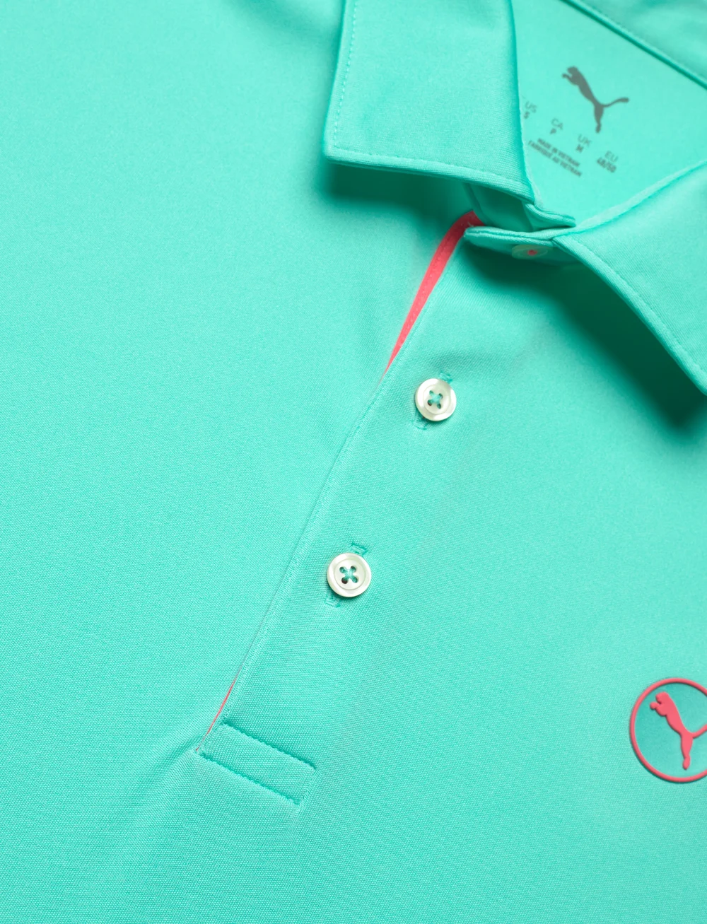 PUMA Golf - Pure 2.0 Polo - LC - toppar & t-shirts - aquatic - 2