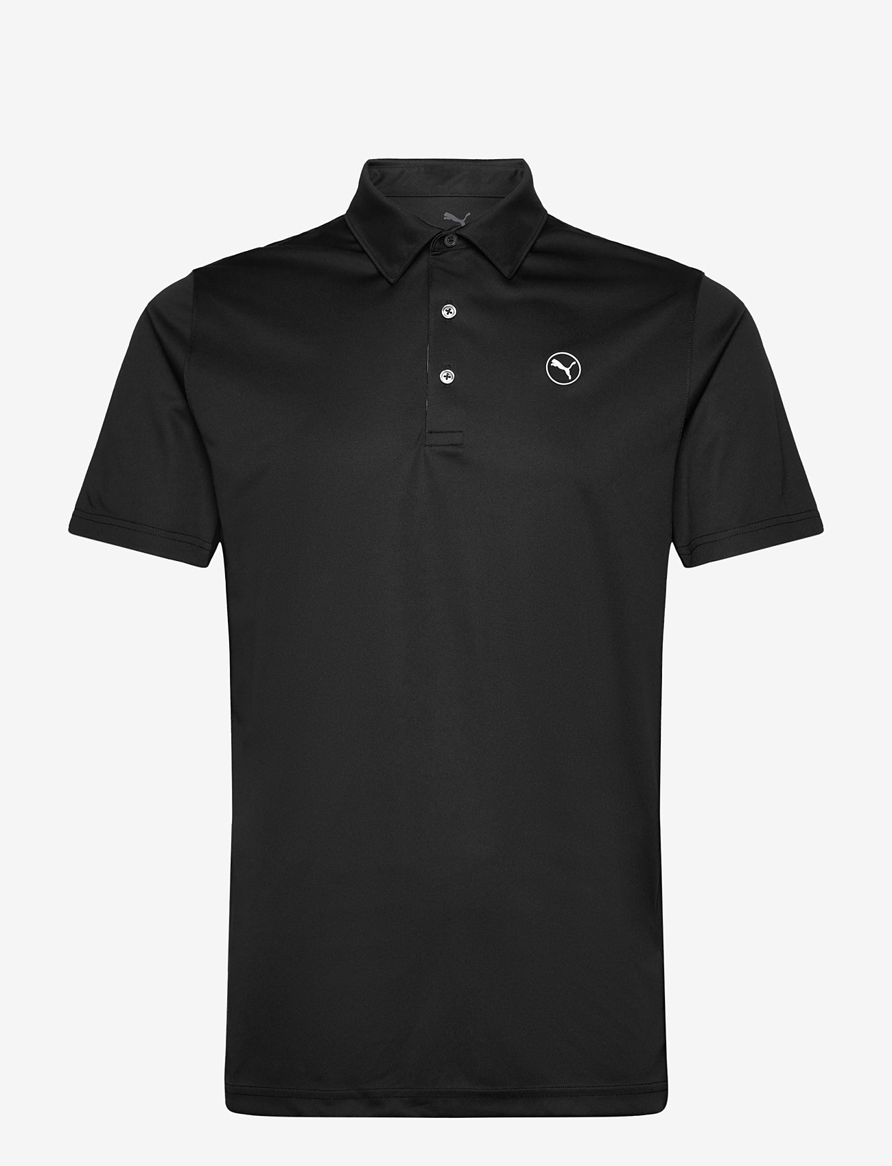 PUMA Golf - Pure 2.0 Polo - LC - toppar & t-shirts - puma black - 0