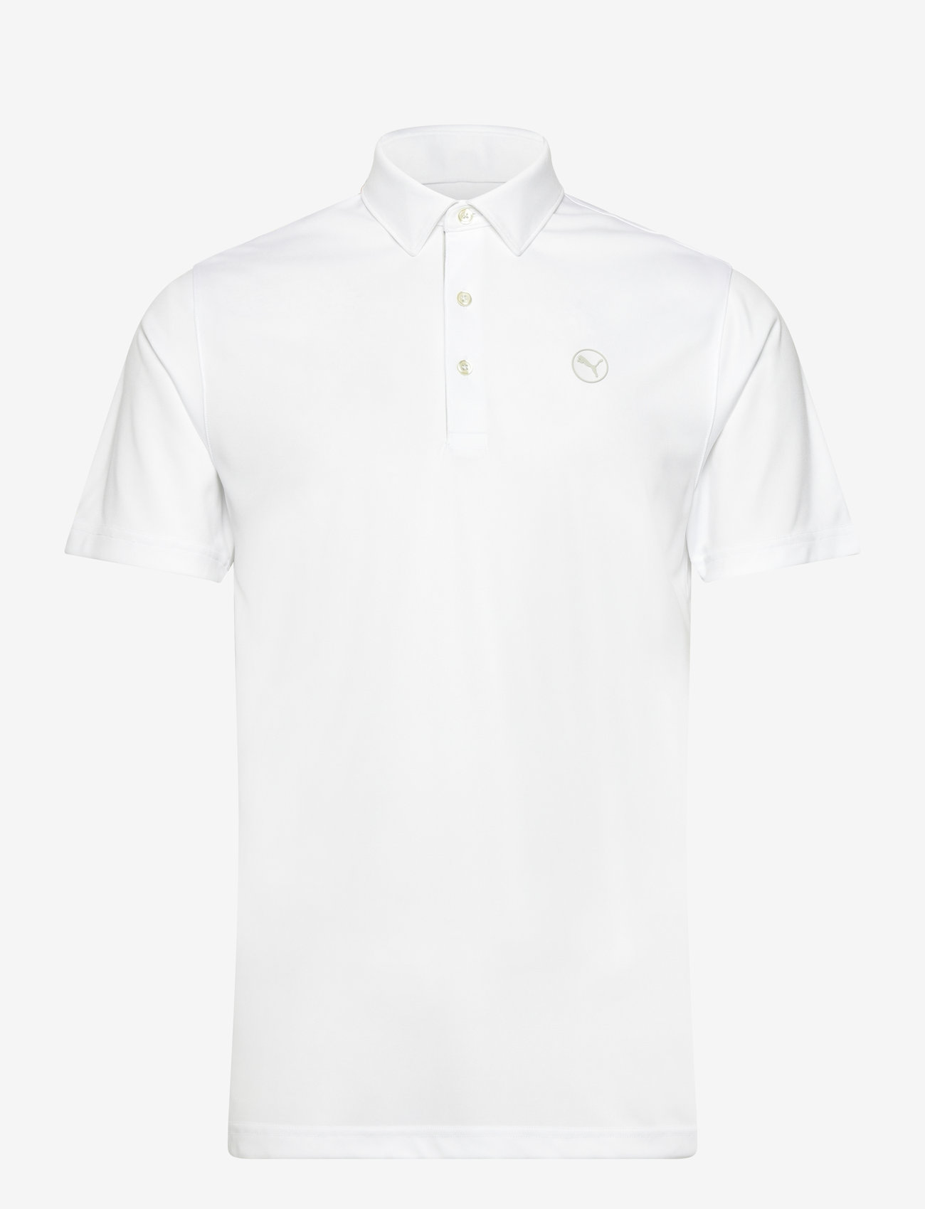 PUMA Golf - Pure 2.0 Polo - LC - toppe & t-shirts - white glow - 0
