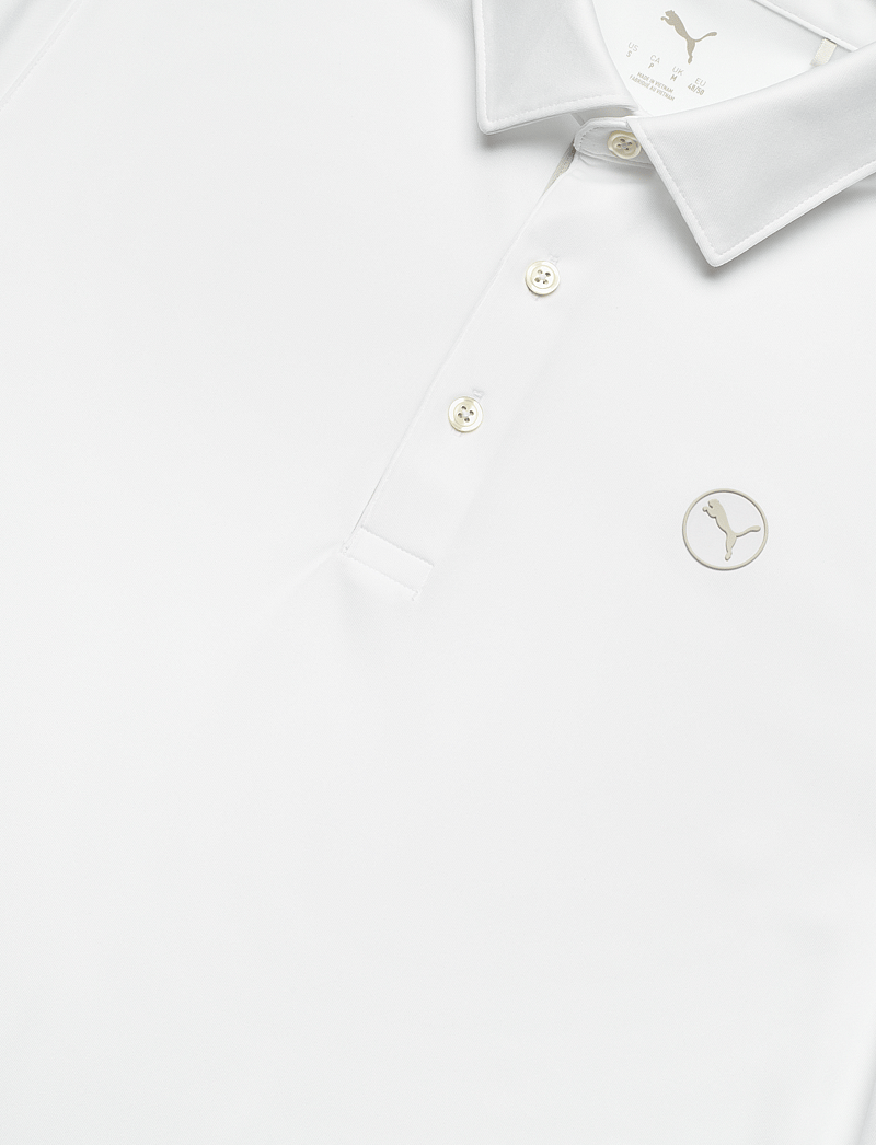 PUMA Golf - Pure 2.0 Polo - LC - toppe & t-shirts - white glow - 2