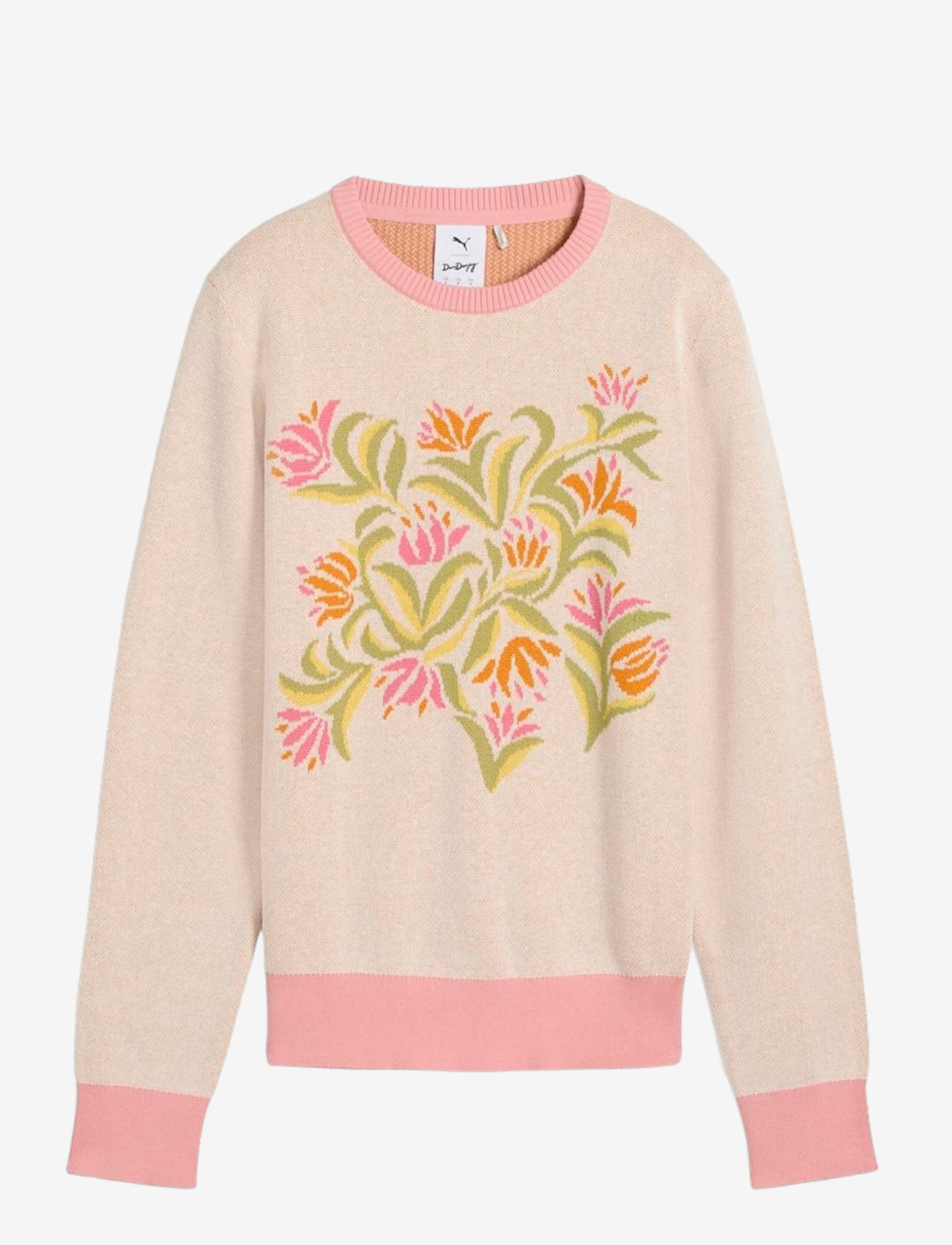 PUMA Golf - W Puma x Dani Dazey Sweater - sweatshirts - warm white - 0