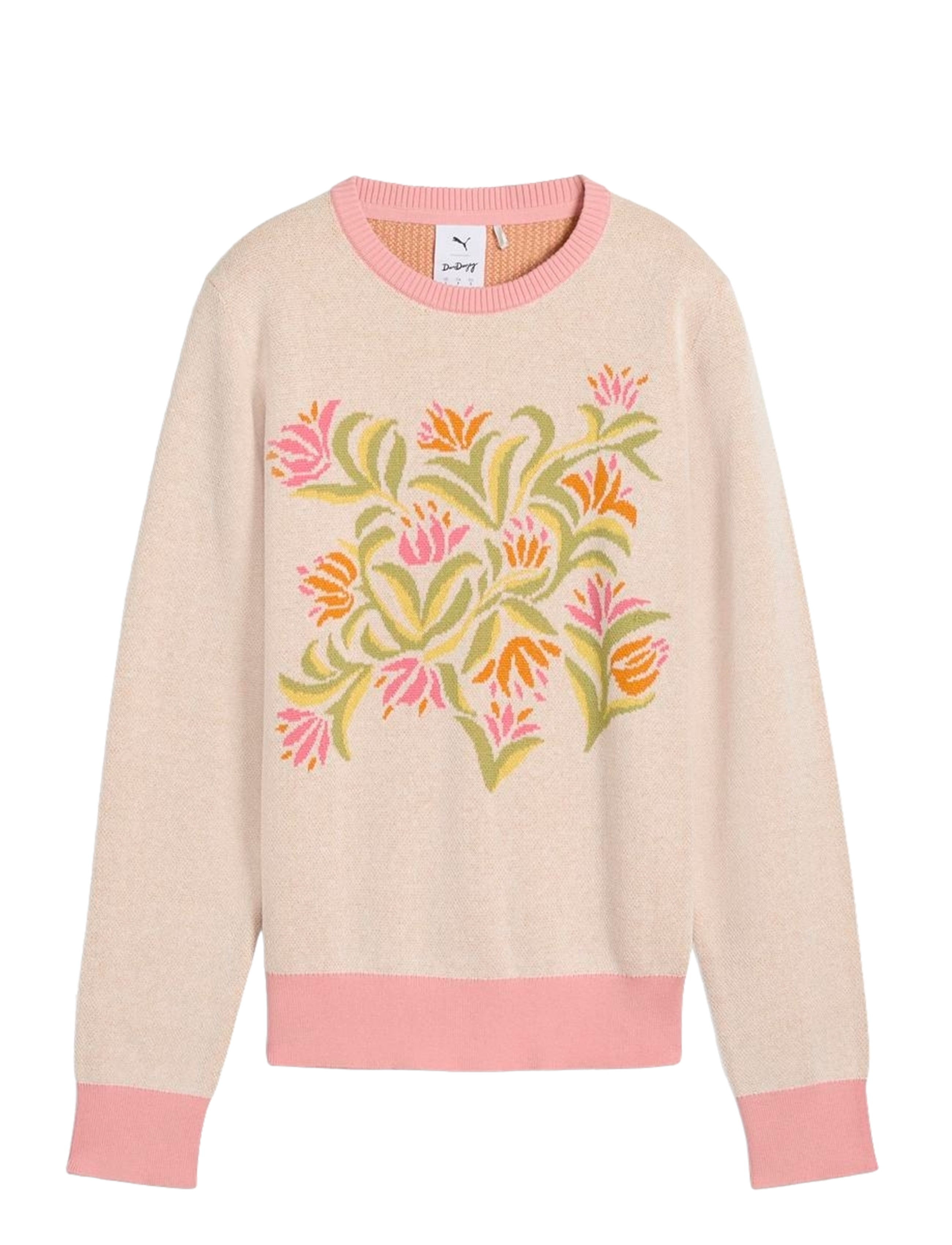 PUMA Golf W Puma x Dani Dazey Sweater - PUMA - WARM WHITE / pink/rose