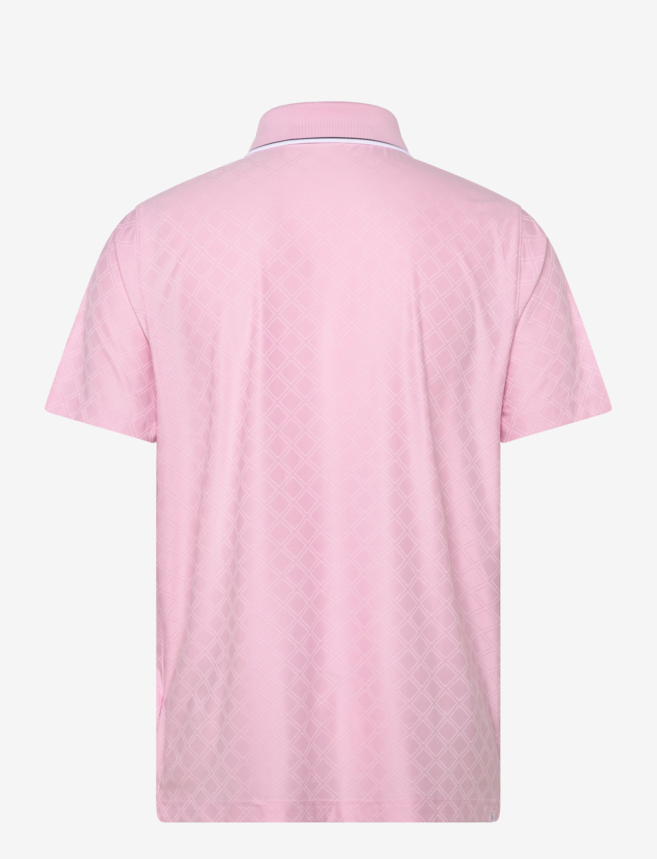 PUMA Golf - PUMA X AP Tipped Jacquard Polo - oberteile & t-shirts - pale pink - 1
