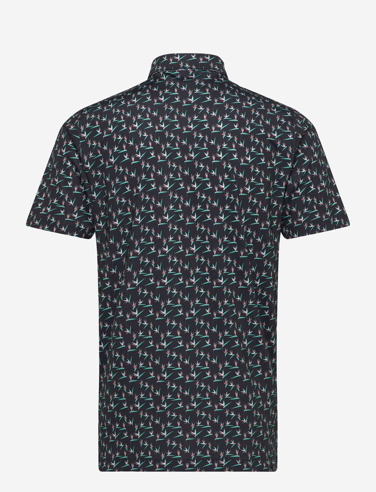 PUMA Golf - MATTR Paradise Polo - LC - toppe & t-shirts - puma black-aquatic - 1