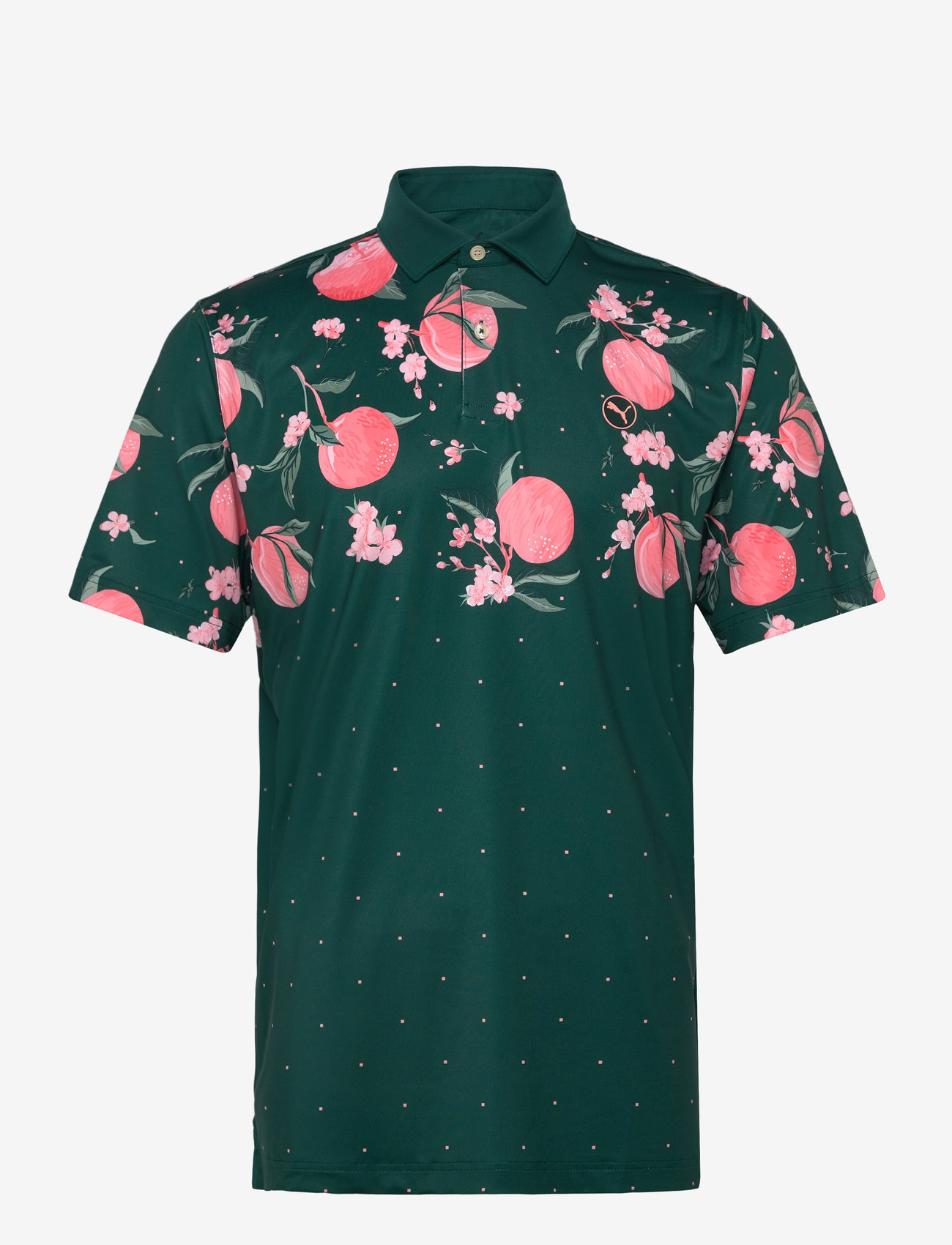 PUMA Golf - MATTR Freshly Picked Polo - LC - dark myrtle-pink fruit - 0