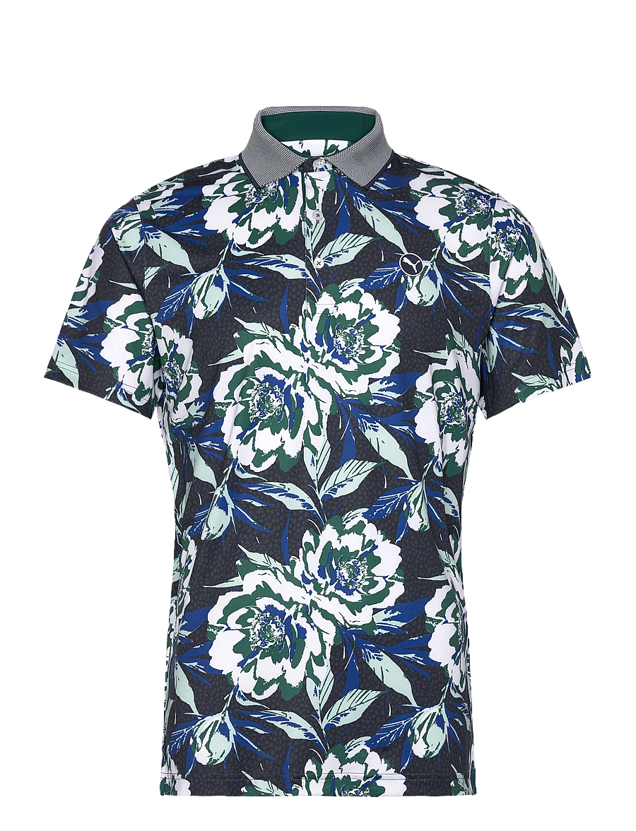 PUMA Golf - MATTR Beautiful Game Polo - LC - deep navy-white glow - 0