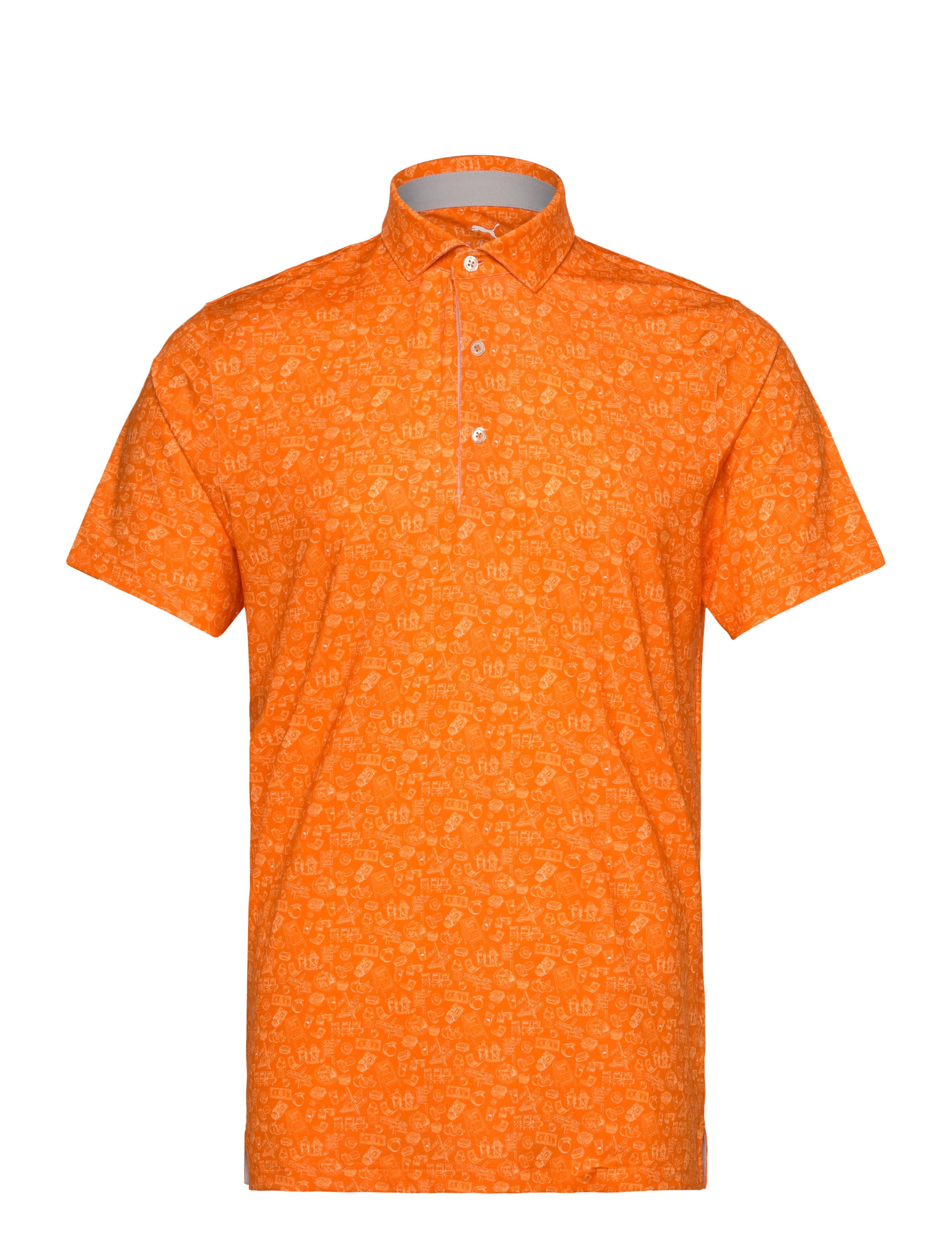 PUMA Golf MATTR Peach Stand Polo - Poloer - RICKIE ORANGE / orange