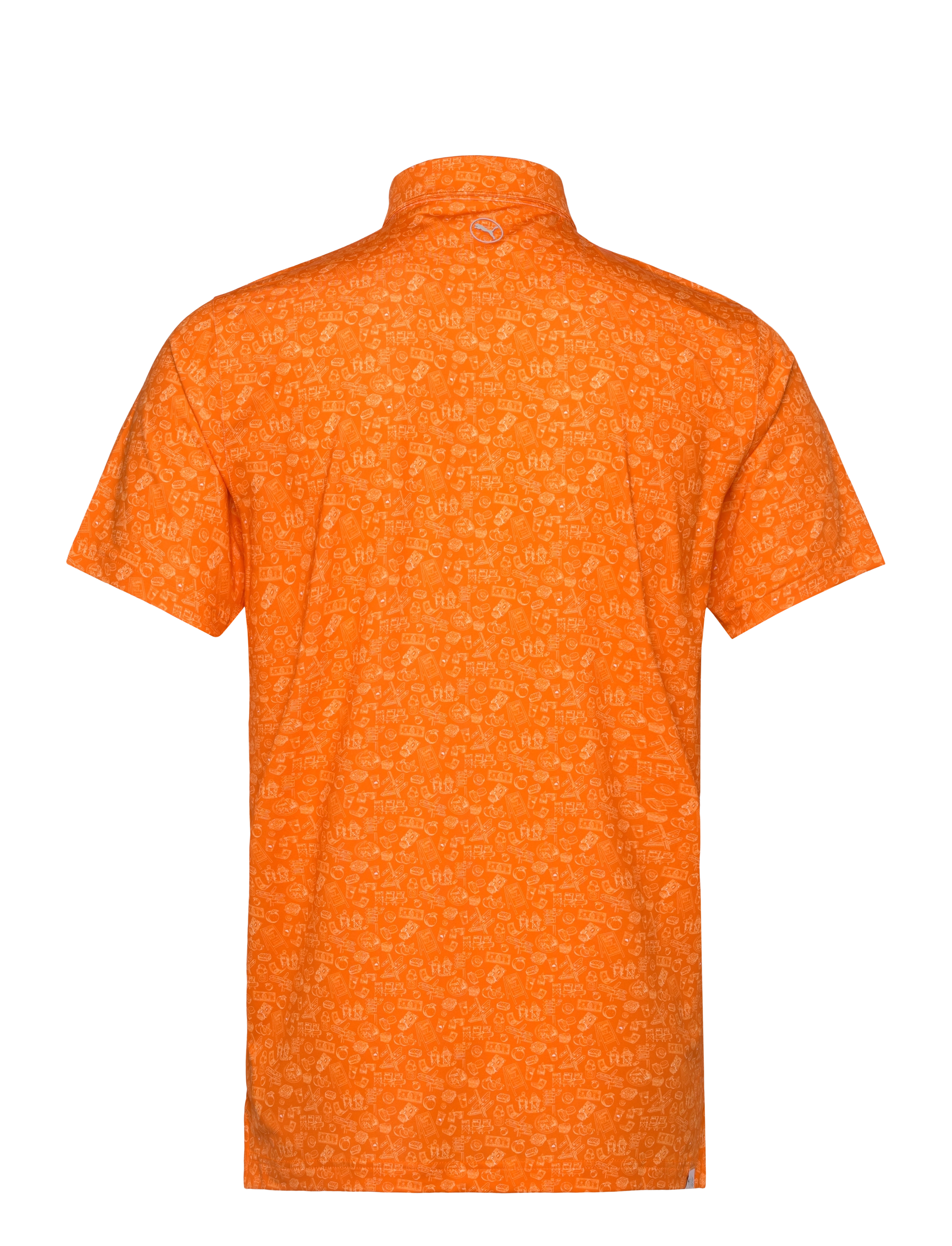 PUMA Golf - MATTR Peach Stand Polo - kortærmede poloer - rickie orange - 1