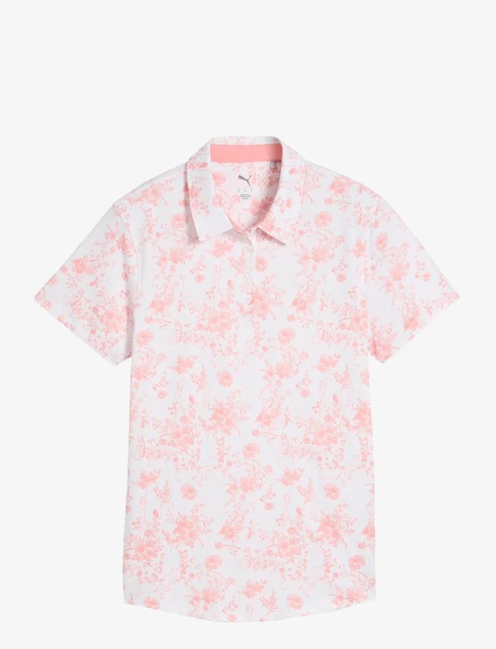 PUMA Golf - W Cloudspun Toile SS Polo - tops & t-shirts - pink fruit - 0