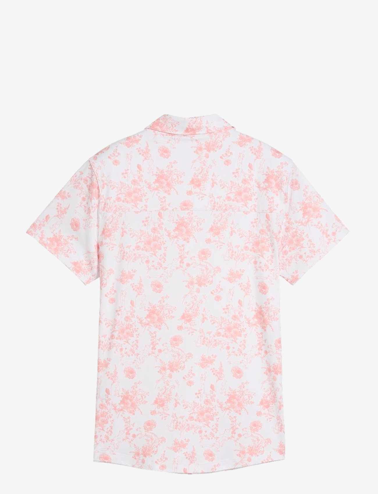 PUMA Golf - W Cloudspun Toile SS Polo - toppe & t-shirts - pink fruit - 1