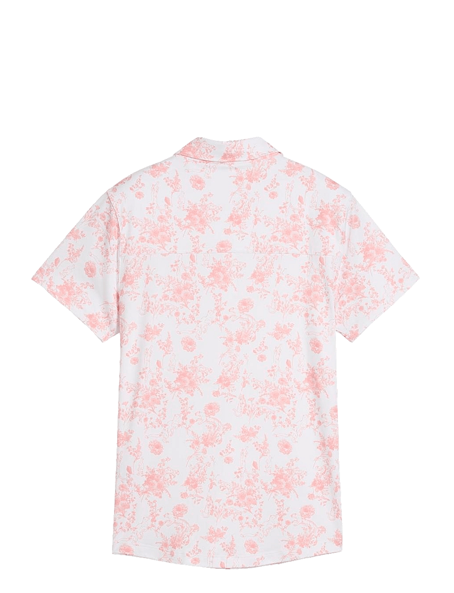 PUMA Golf - W Cloudspun Toile SS Polo - oberteile & t-shirts - pink fruit - 1