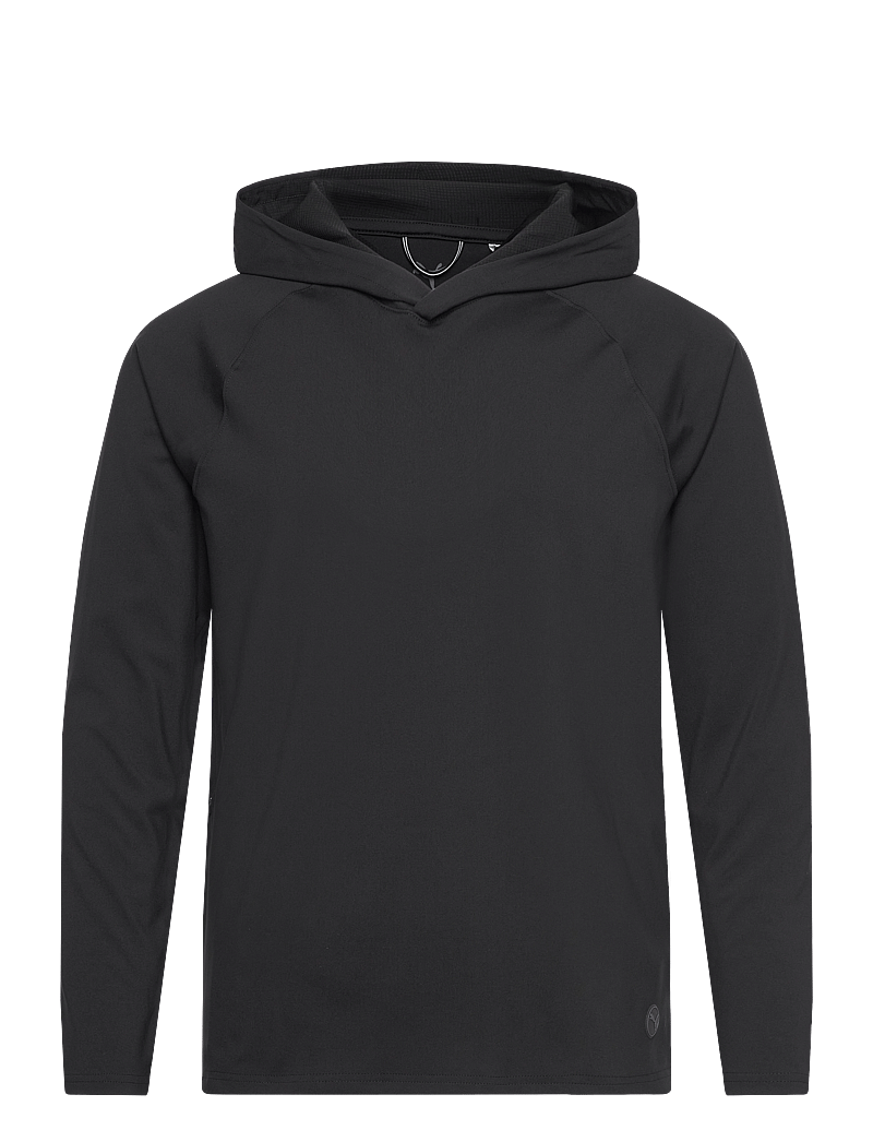 PUMA Golf - Cloudspun Tech Hoodie - huvtröjor - puma black - 0