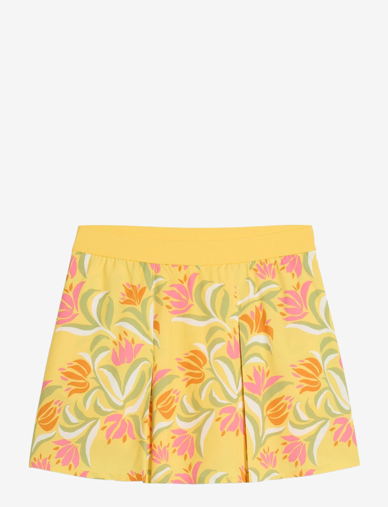 PUMA Golf - W Puma x Dani Dazey Pleated Skirt - kleider & röcke - sunny yellow - 0