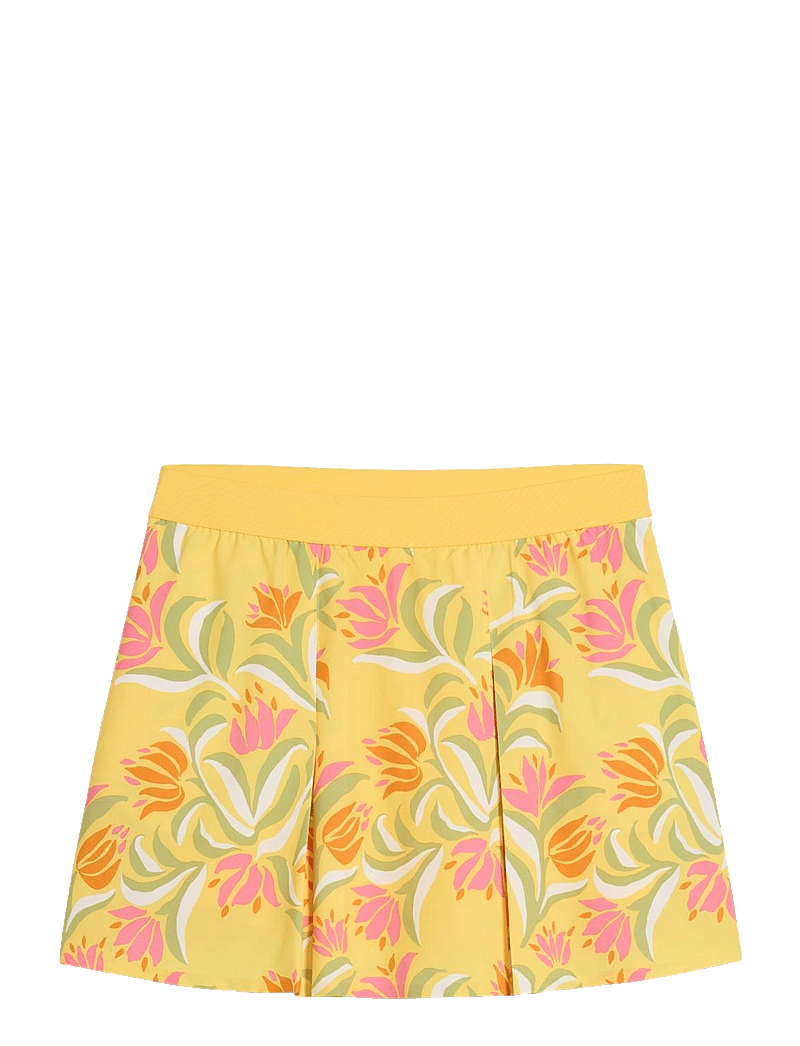 PUMA Golf - W Puma x Dani Dazey Pleated Skirt - kleider & röcke - sunny yellow - 0