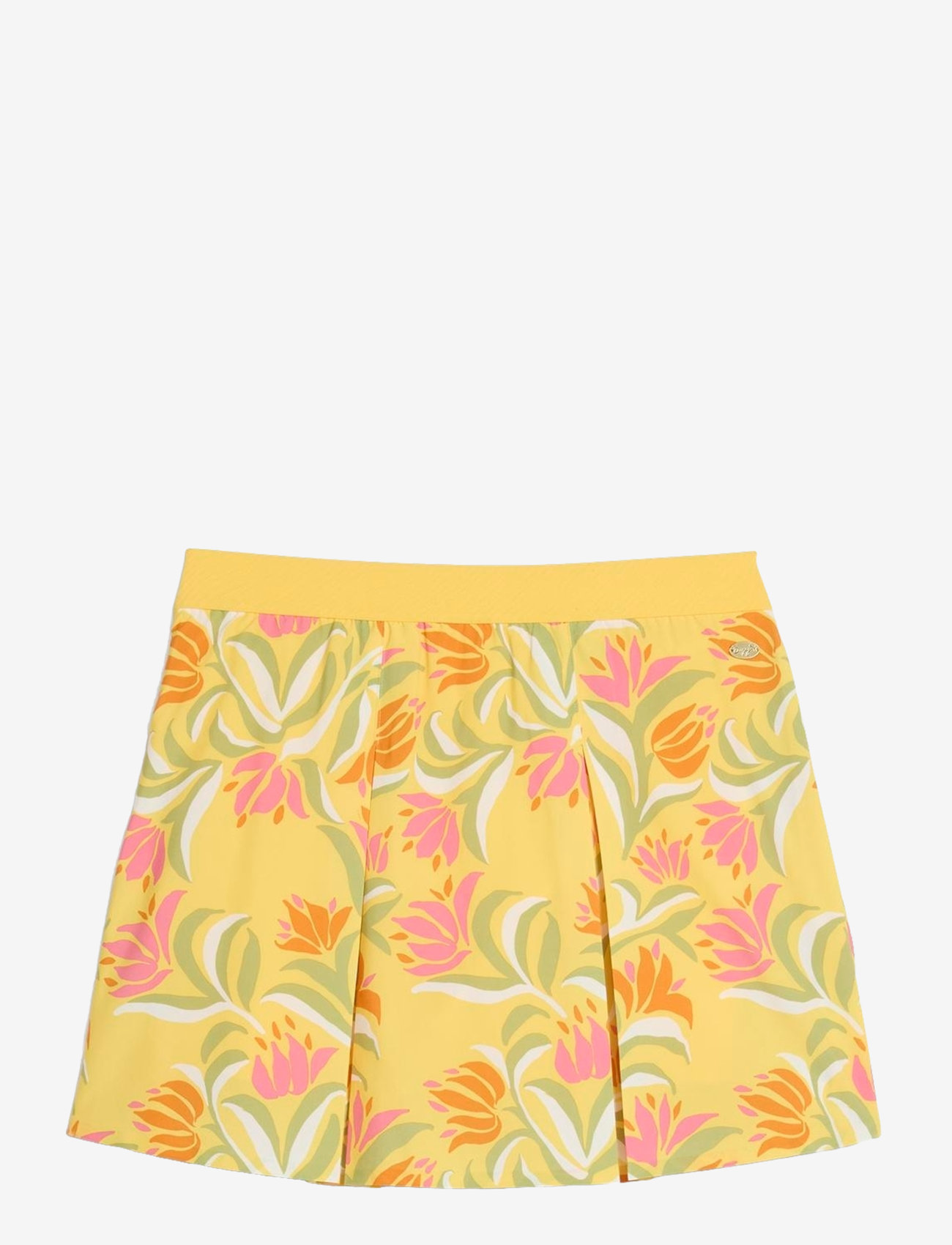 PUMA Golf - W Puma x Dani Dazey Pleated Skirt - kleider & röcke - sunny yellow - 1