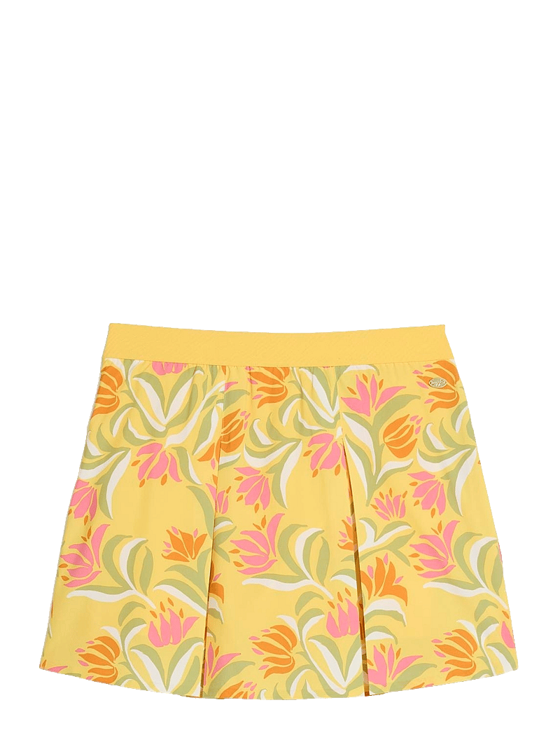 PUMA Golf - W Puma x Dani Dazey Pleated Skirt - kleider & röcke - sunny yellow - 1