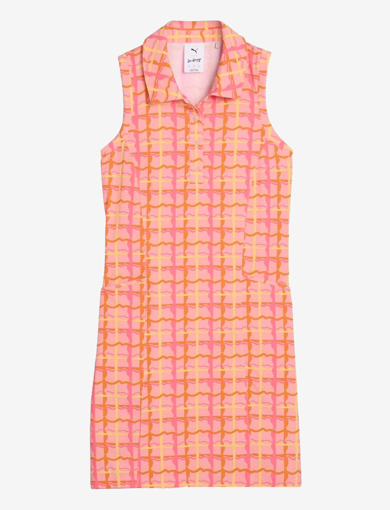 PUMA Golf - W Puma x Dani Dazey Dress - klänningar & kjolar - pink fruit - 0