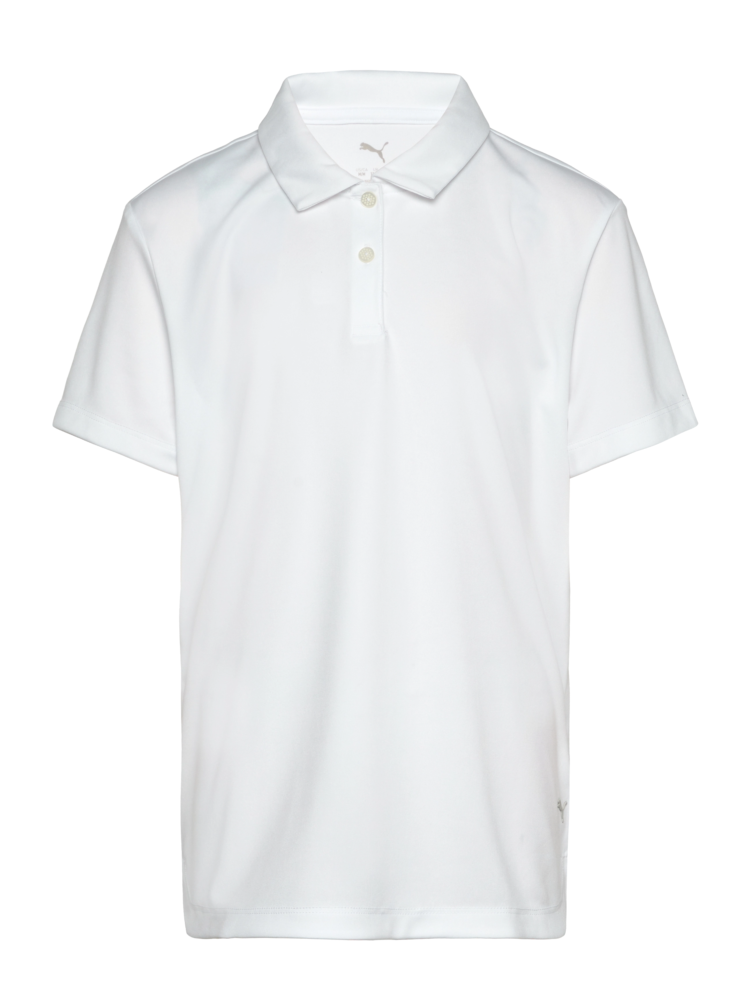 PUMA Golf Girls Pure Ss Polo, Børn, Kortærmet Poloshirt, Hvid, Str: 116
