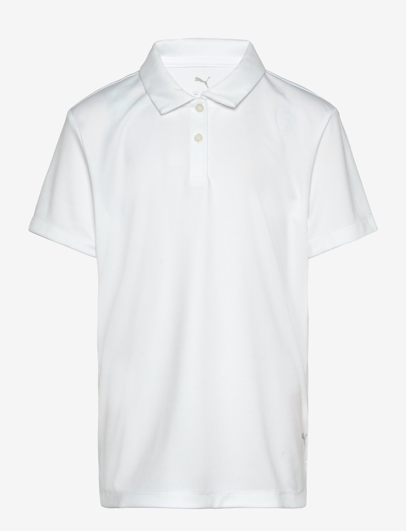 PUMA Golf - Girls Pure SS Polo - kortärmade pikéer - white glow - 0