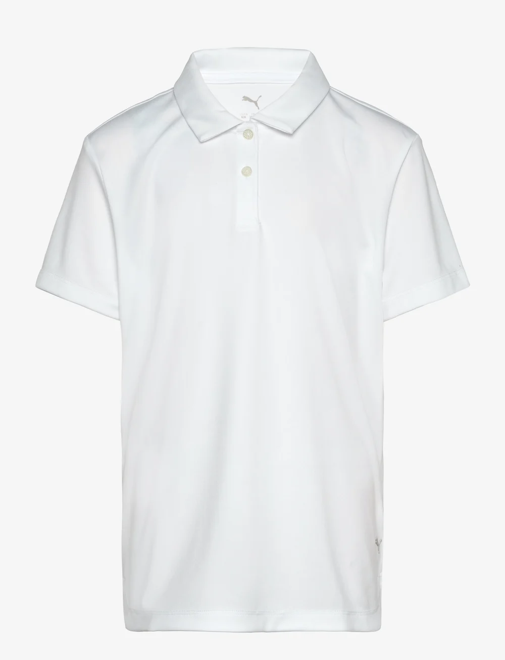 PUMA Golf - Girls Pure SS Polo - kortærmede poloer - white glow - 0