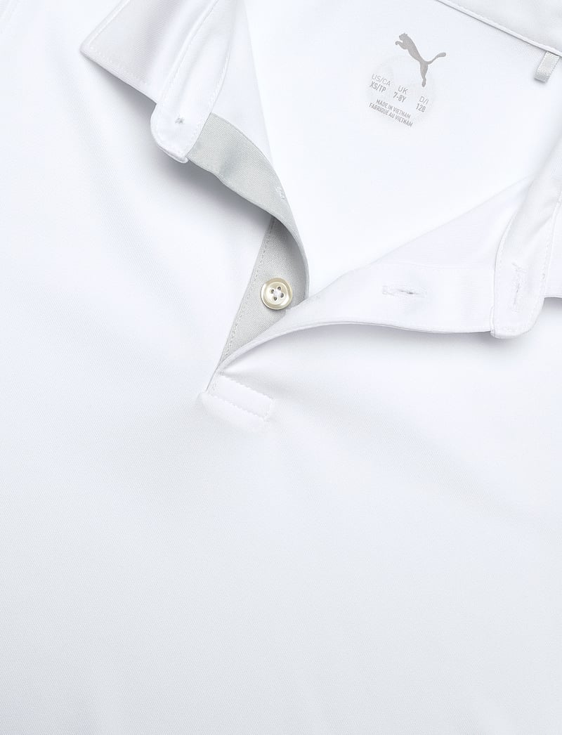 PUMA Golf - Boys Pure 2.0 Polo - kurzärmelig - white glow - 2