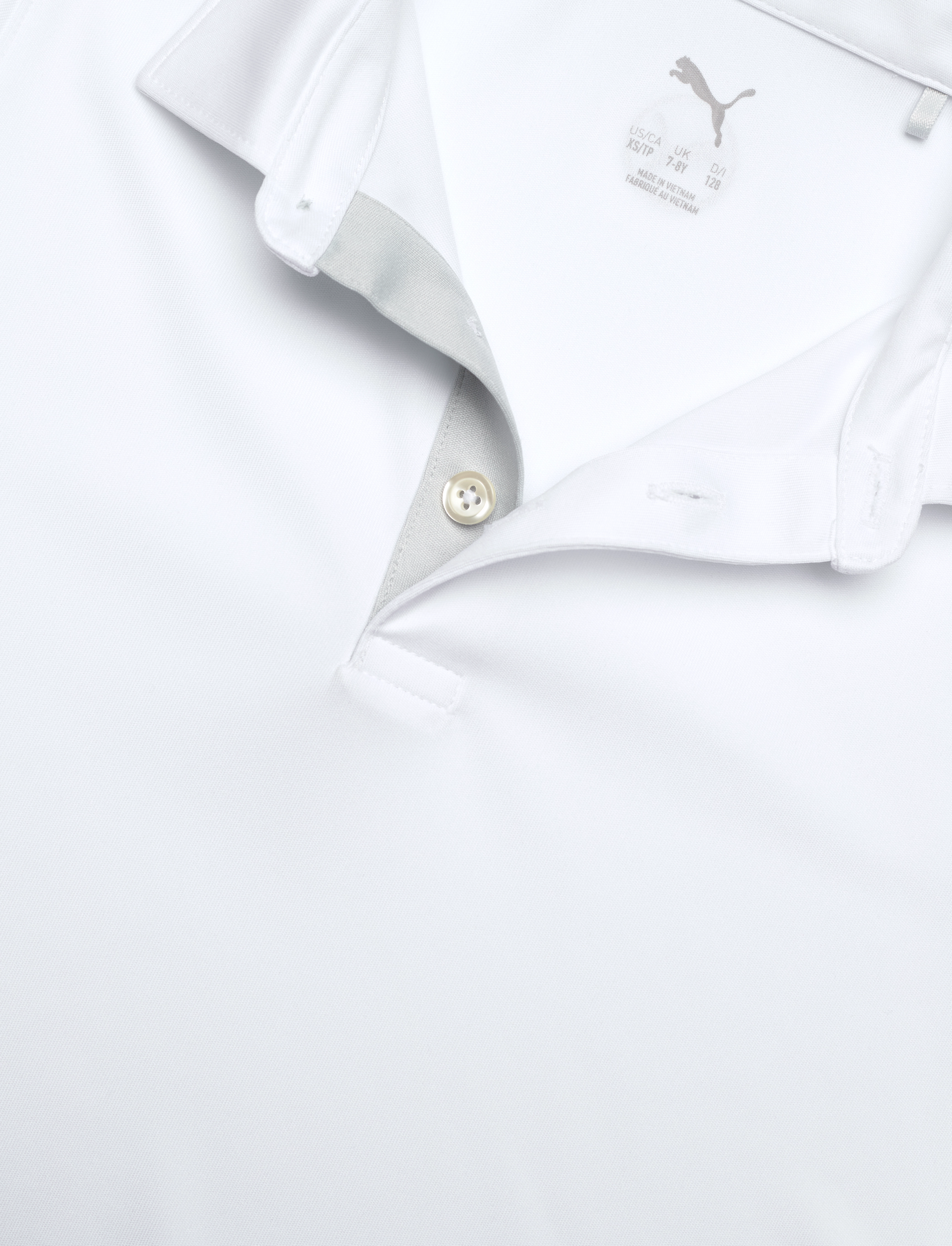 PUMA Golf - Boys Pure 2.0 Polo - pikéer - white glow - 2