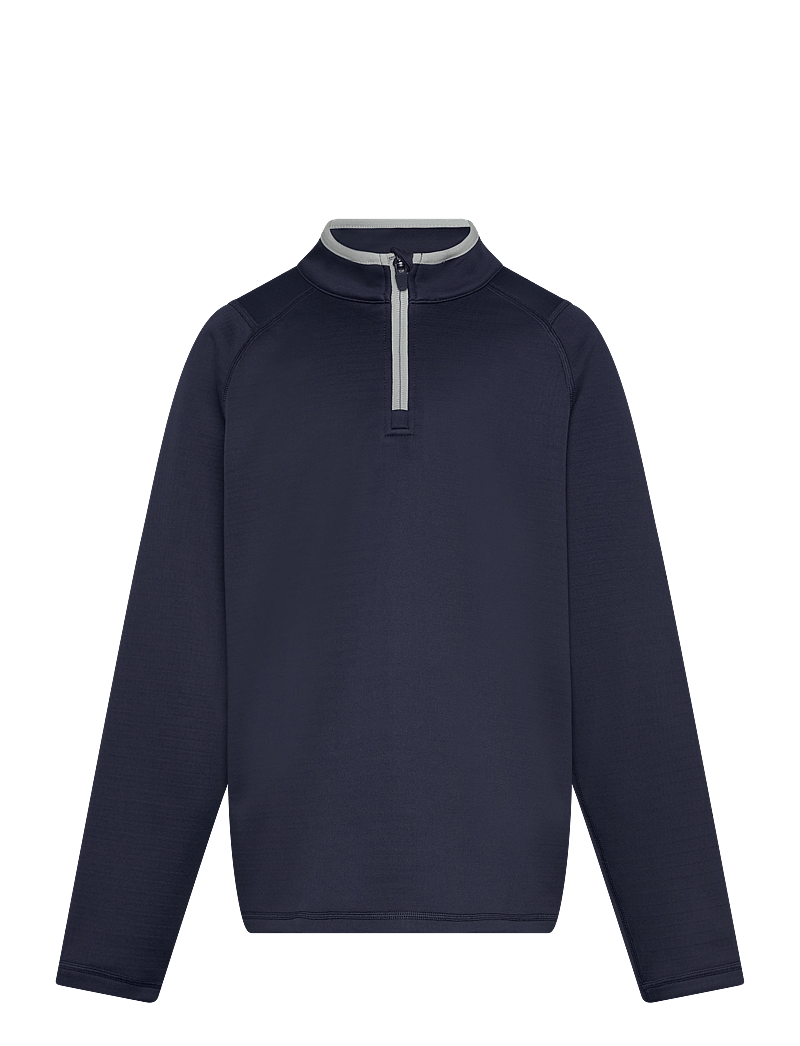 PUMA Golf - Boys Waffle Fleece 1/4 Zip - insulated jackets - deep navy - 0
