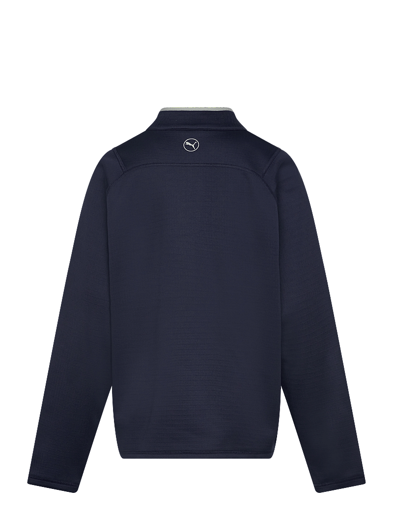 PUMA Golf - Boys Waffle Fleece 1/4 Zip - insulated jackets - deep navy - 1