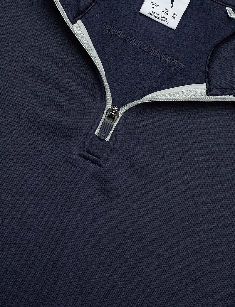 PUMA Golf - Boys Waffle Fleece 1/4 Zip - insulated jackets - deep navy - 2