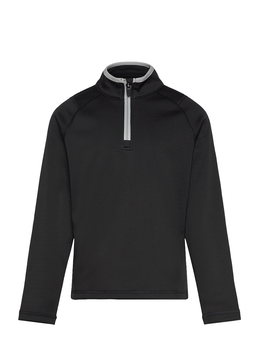 PUMA Golf - Boys Waffle Fleece 1/4 Zip - isolerede jakker - puma black - 0