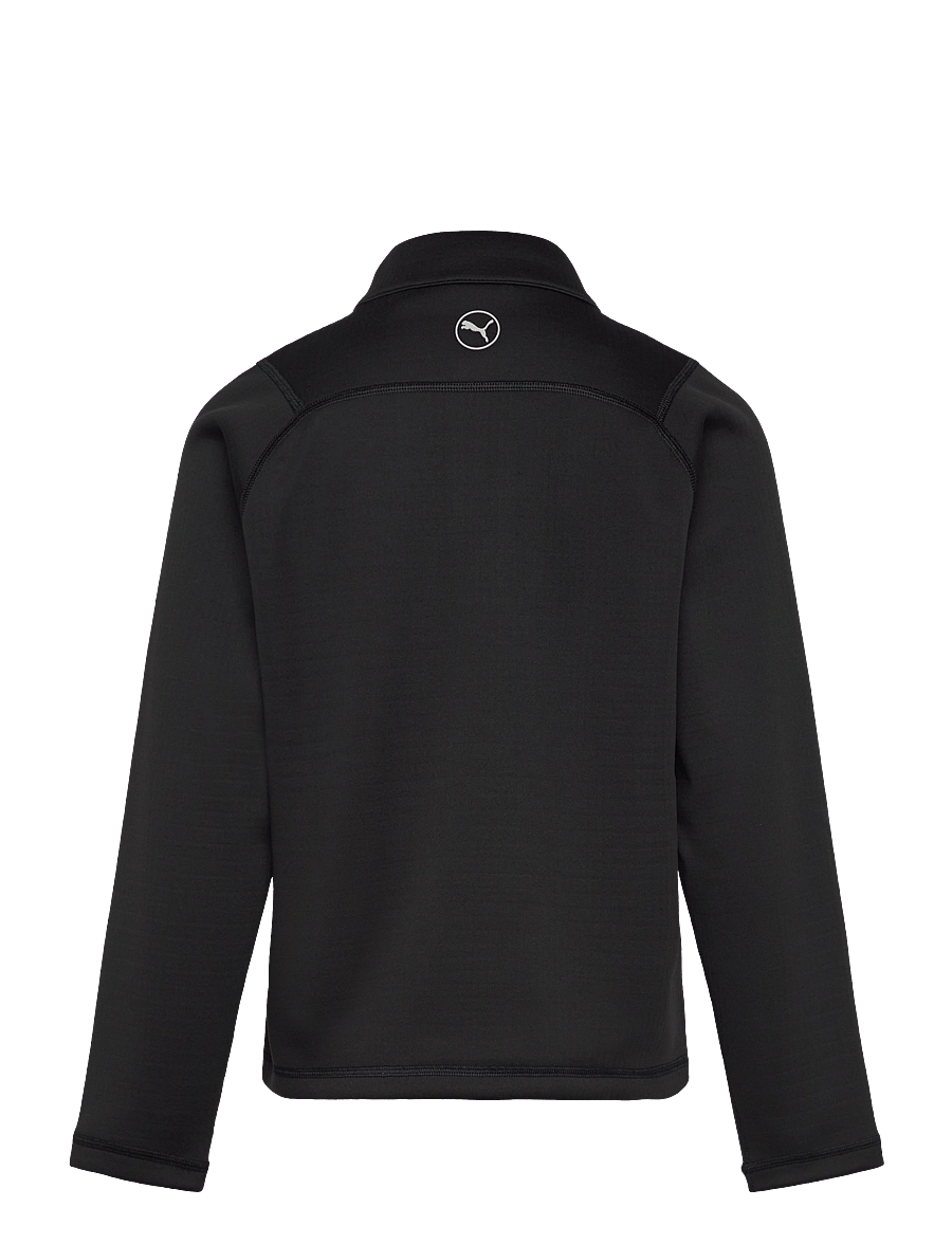 PUMA Golf - Boys Waffle Fleece 1/4 Zip - isolerede jakker - puma black - 1