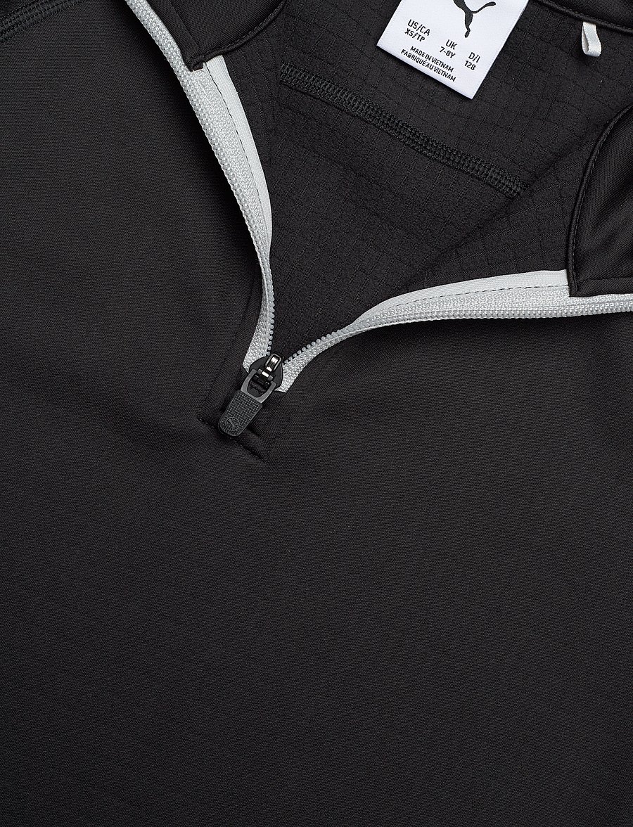 PUMA Golf - Boys Waffle Fleece 1/4 Zip - isolerede jakker - puma black - 2