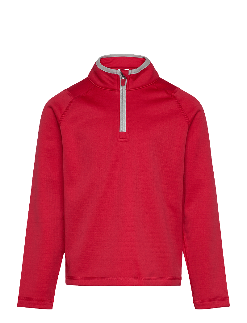 PUMA Golf - Boys Waffle Fleece 1/4 Zip - paksud joped - strong red - 0